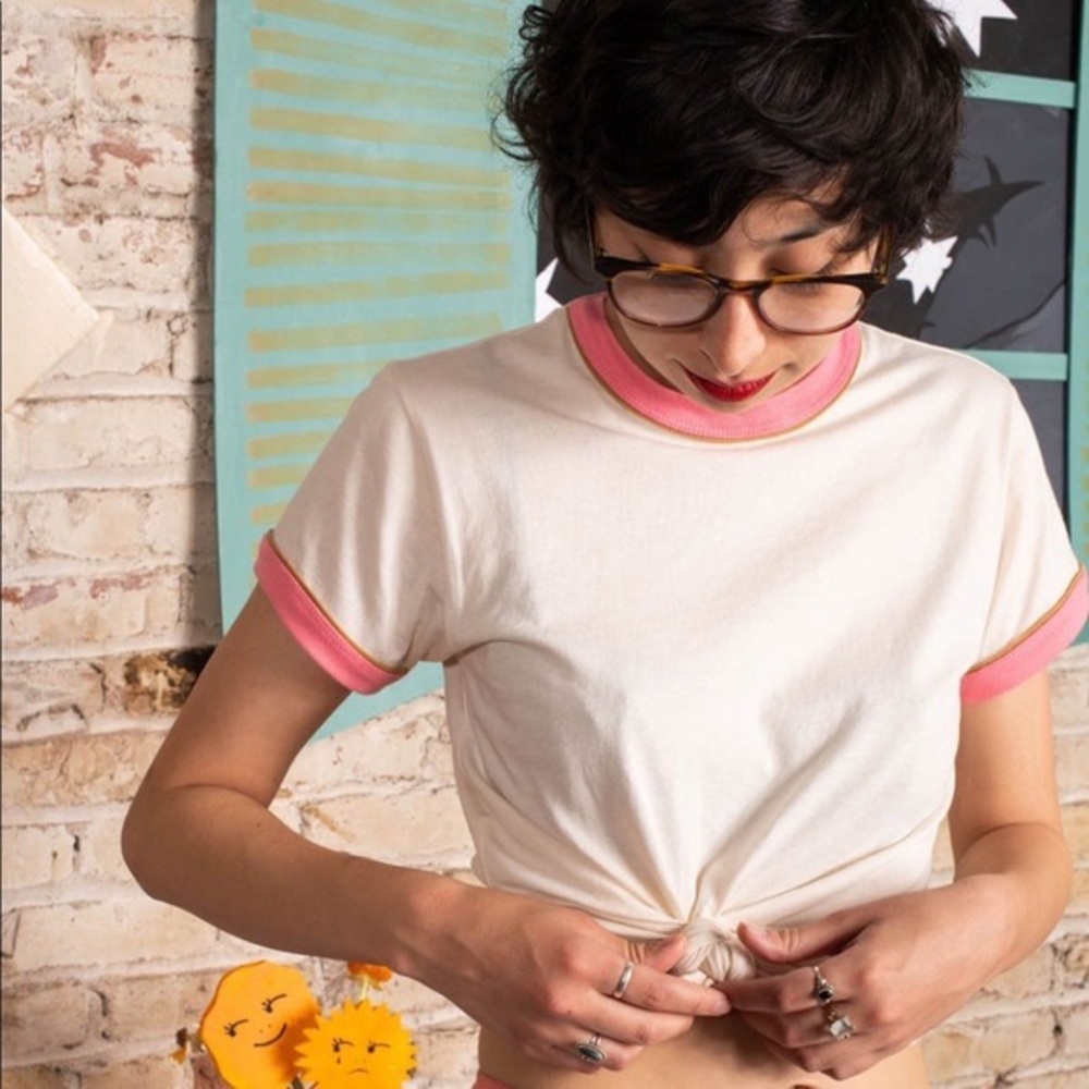 Tuesday Bassen Neapolitan Ringer tee